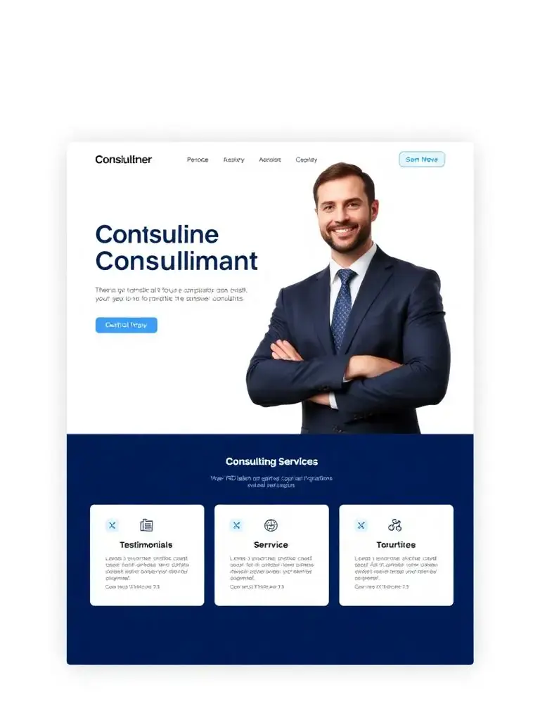 CONSULTANT website by WD.London