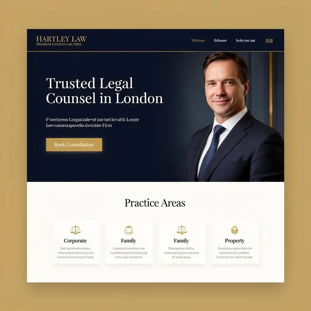 LAWYER website by WD.London