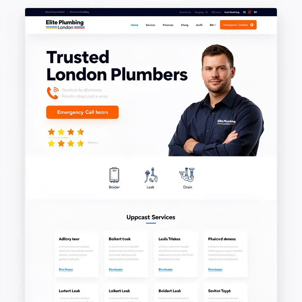 PLUMBER website by WD.London