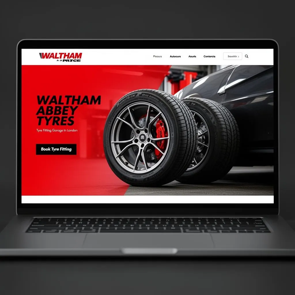 Waltham Abbey Tyres case study - website design in London driving Google Maps leads and local SEO ranking growth